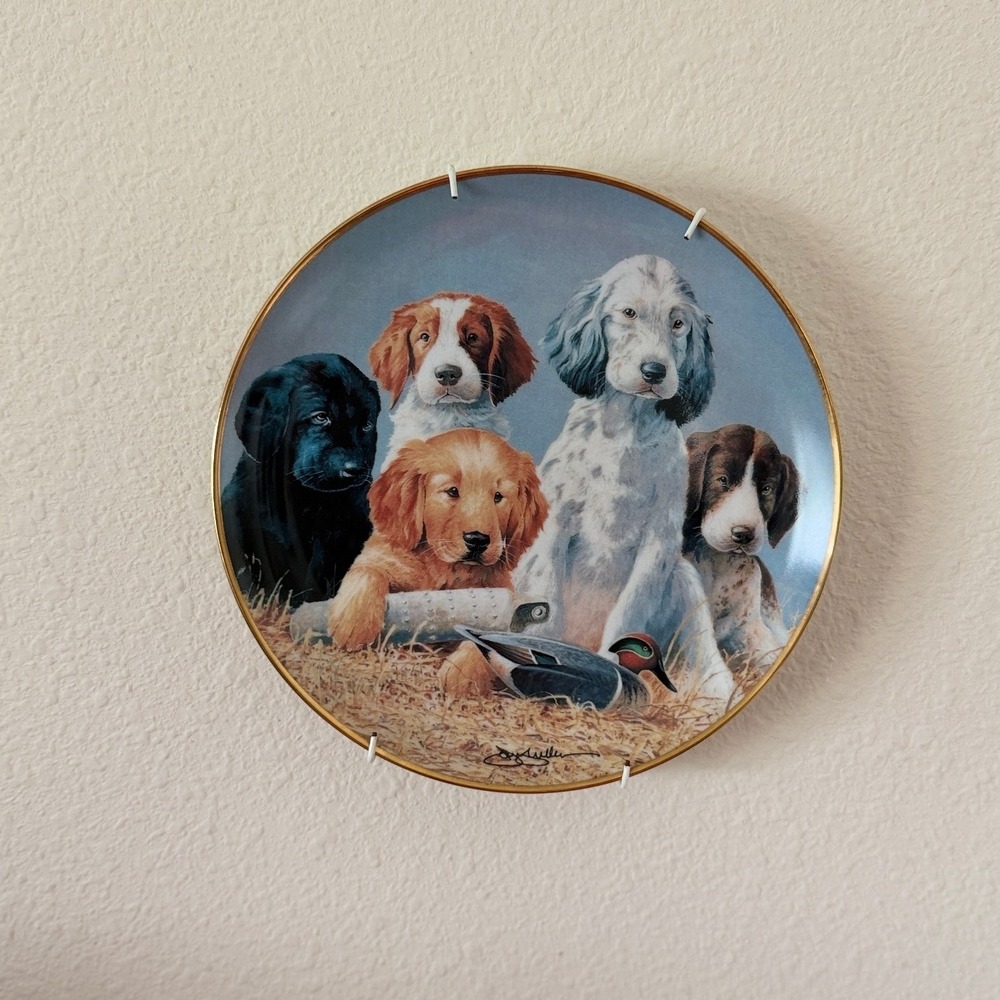 Franklin Mint School‎ Daze Limited Edition Dog Collector Plate Jim Muller F8520